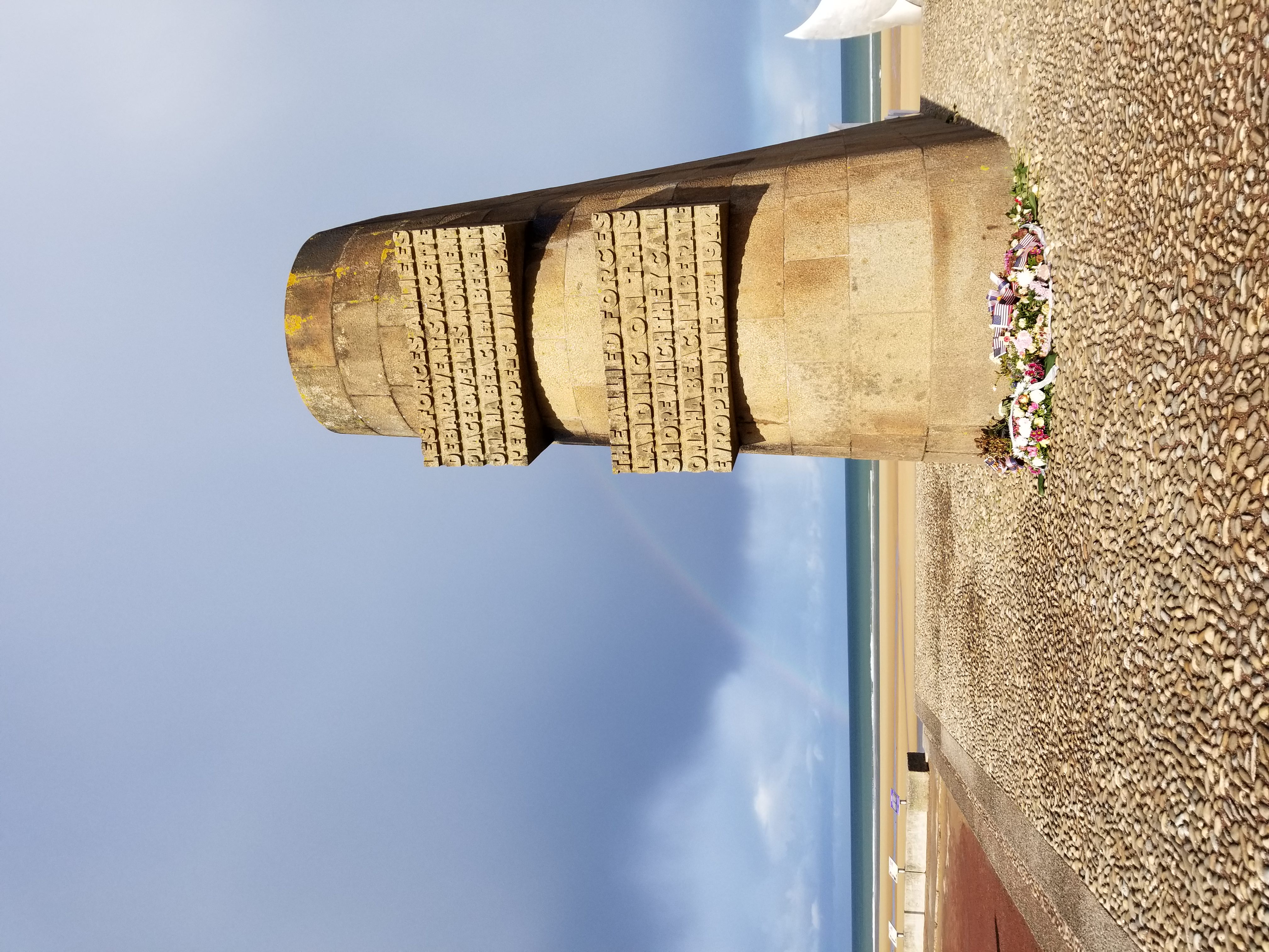 Omaha Beach Memorial in Normandy