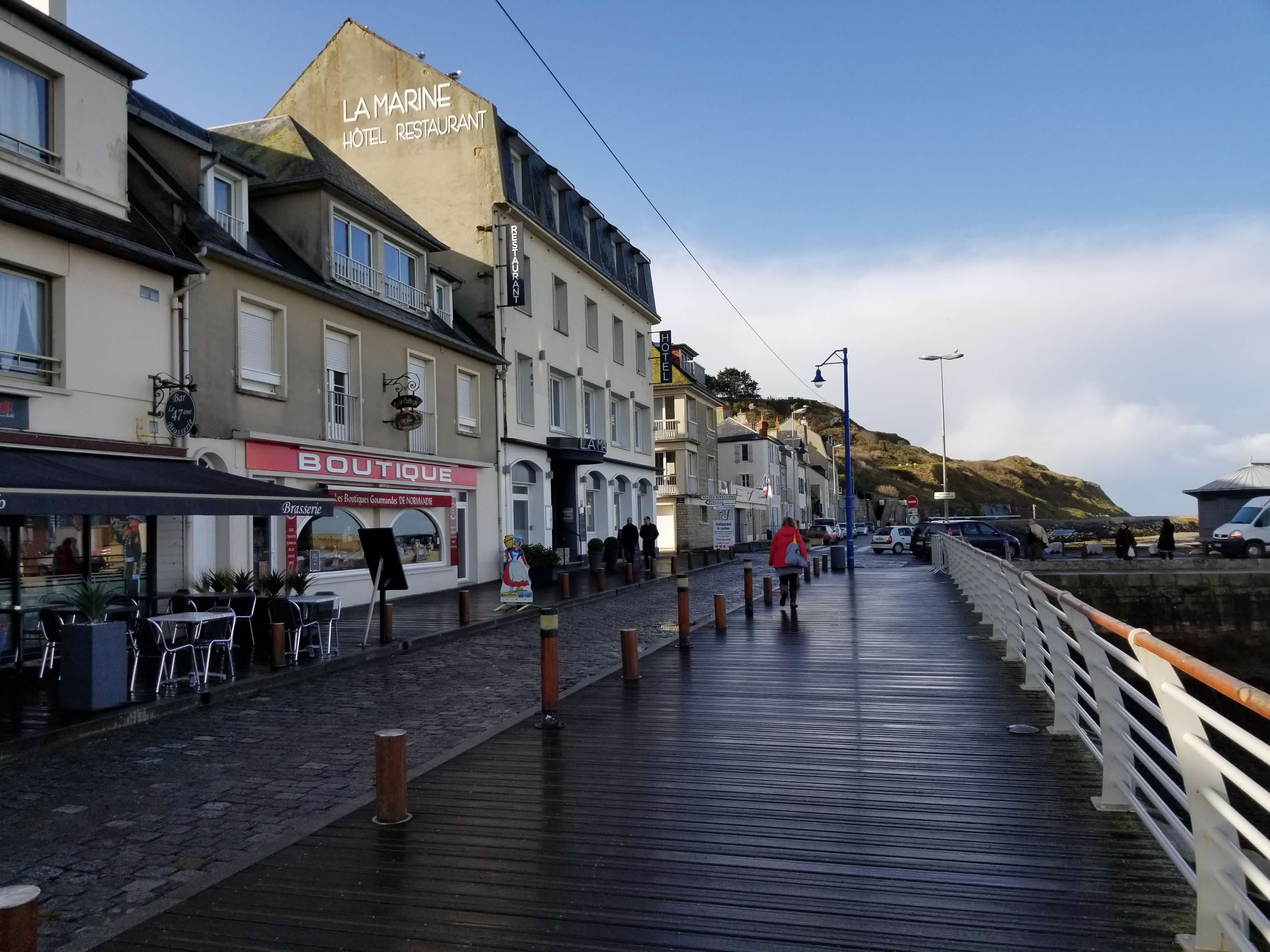 Port en Bessin in Normandy