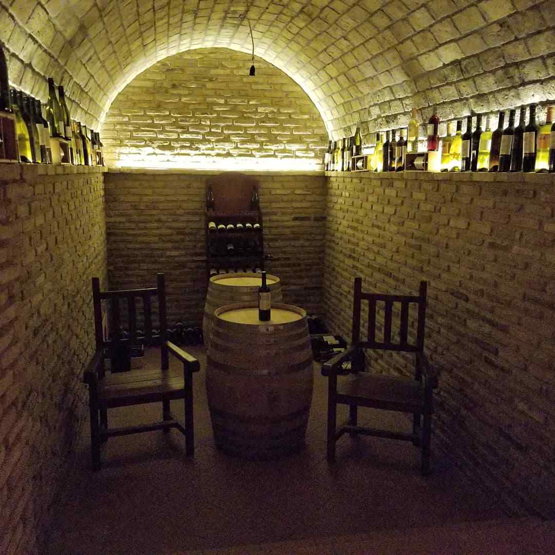 The Cellar at a Greek Vineyard